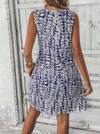 Robe Midi Fleurie Sans Manches Esprit Bohème