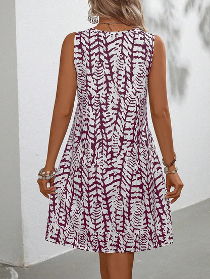 Robe Midi Fleurie Sans Manches Esprit Bohème