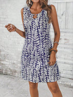 Robe Midi Fleurie Sans Manches Esprit Bohème