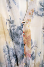 Robe Fleurie à Manches Longues Élégance Bohème