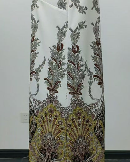 Robe Midi Fleurie Sans Manches Esprit Bohème