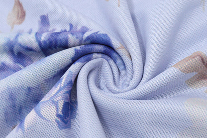 Robe Longue Fleurie à Volants Silhouette Fluide