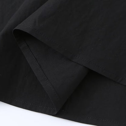 Robe Midi Noire à Bretelles à Nouer Coupe Évasée