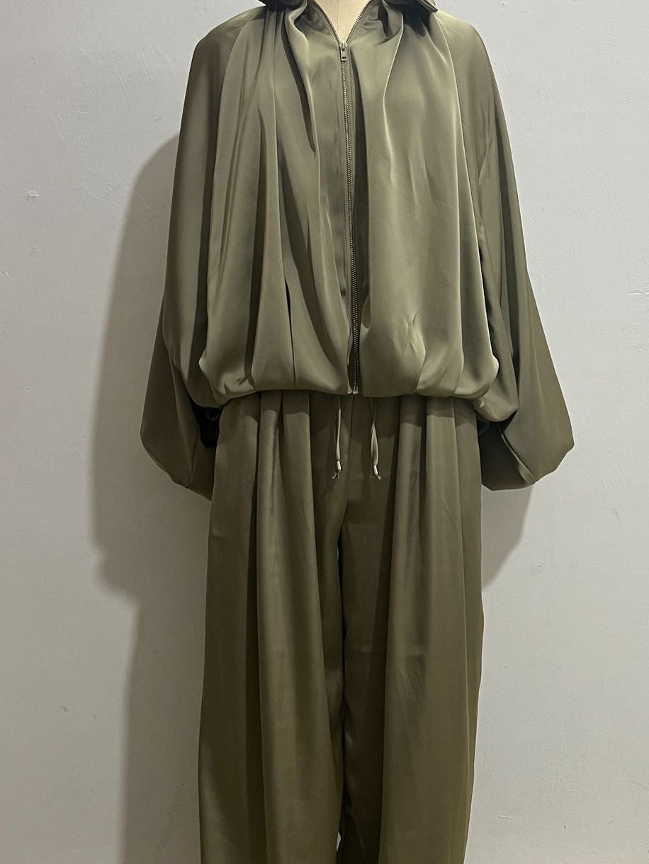 Ensemble Femme Chemisier Fluide et Pantalon Large
