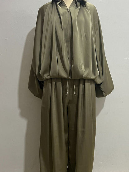 Ensemble Femme Chemisier Fluide et Pantalon Large