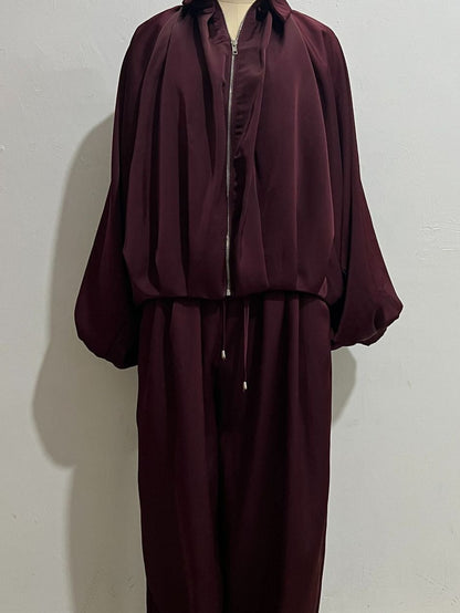 Ensemble Femme Chemisier Fluide et Pantalon Large